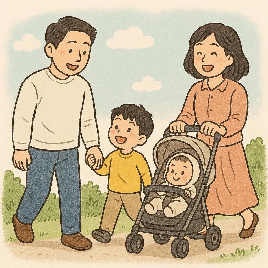 화목한 가족의 모습
