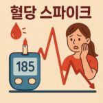 혈당 스파이크에 놀란 사람