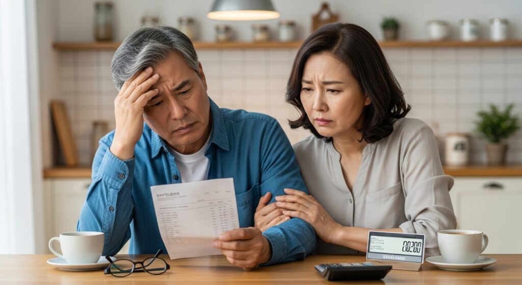 고민이 많은 중년부부