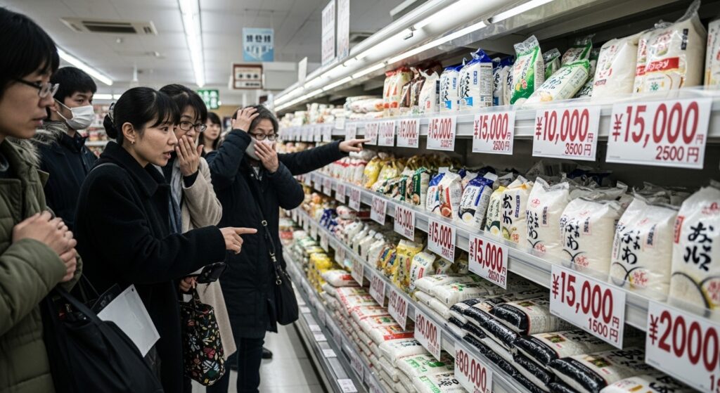 일본 쌀값 급등