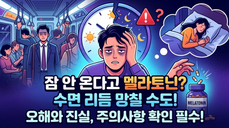 멜라토닌 복용