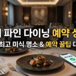 파인다이닝 소개