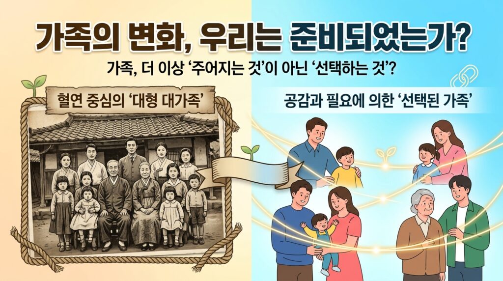가족 구성의 변화